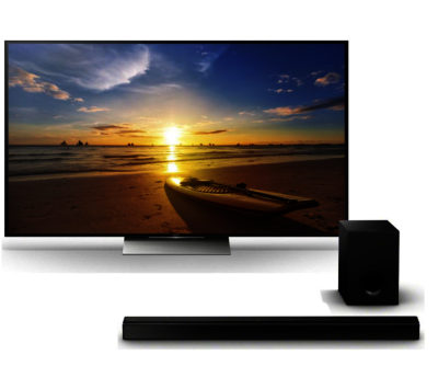 65 Sony KD65XD9305BU 4K Ultra HD HDR  LED TV & Sound Bar Bundle